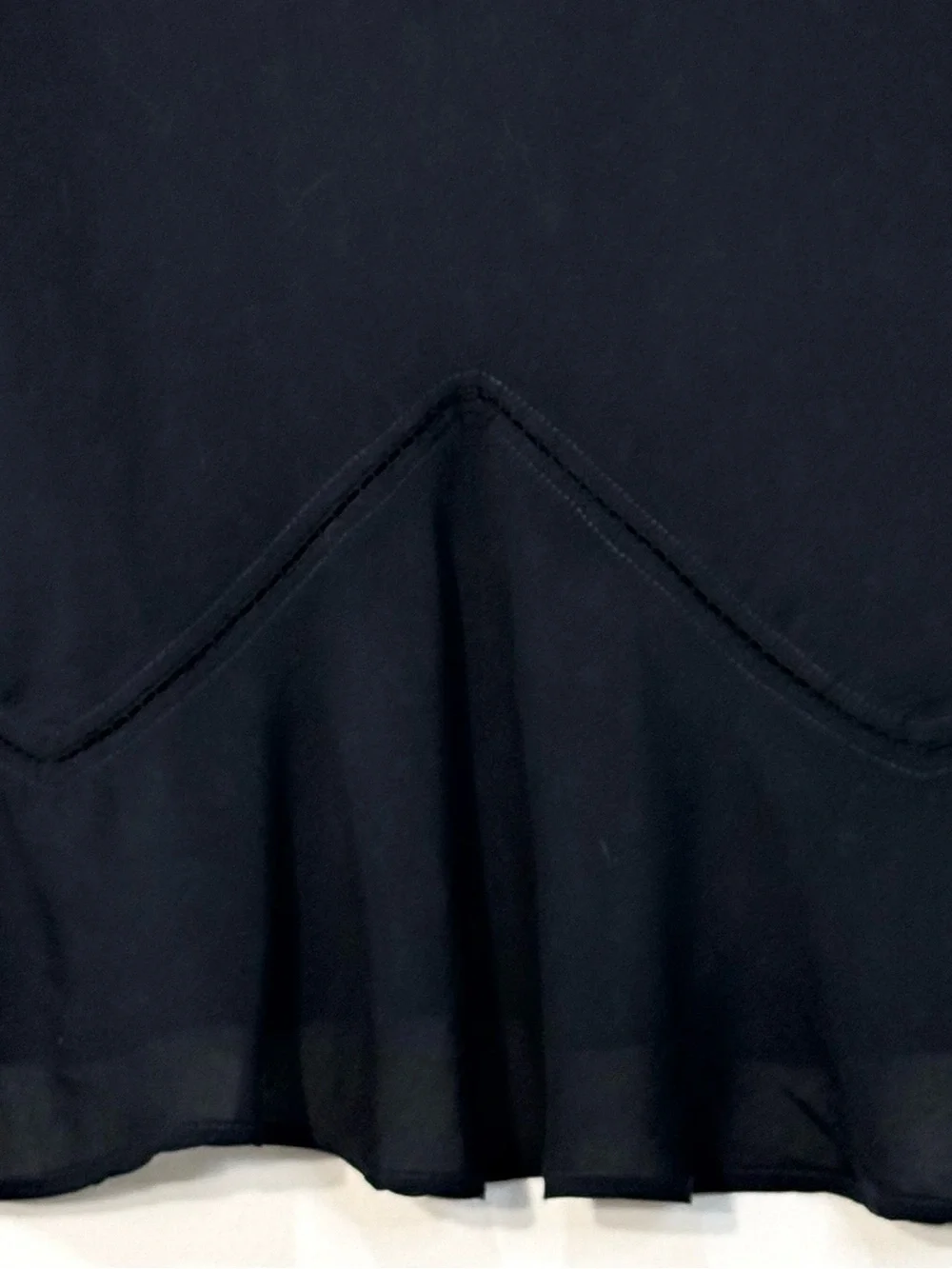 Itimately Free People Black Cowl Neck Slip Dress Ruffle Hem Size S - Picture 3 of 10